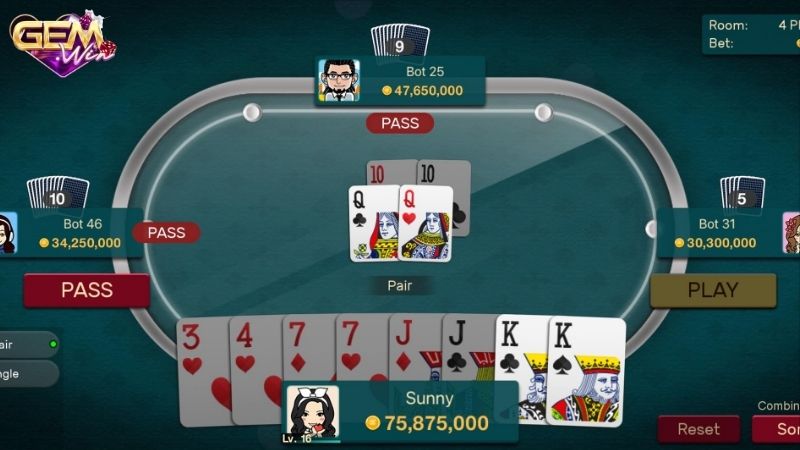 Luật chơi xì dách gemwin cơ bản và dễ hiểu